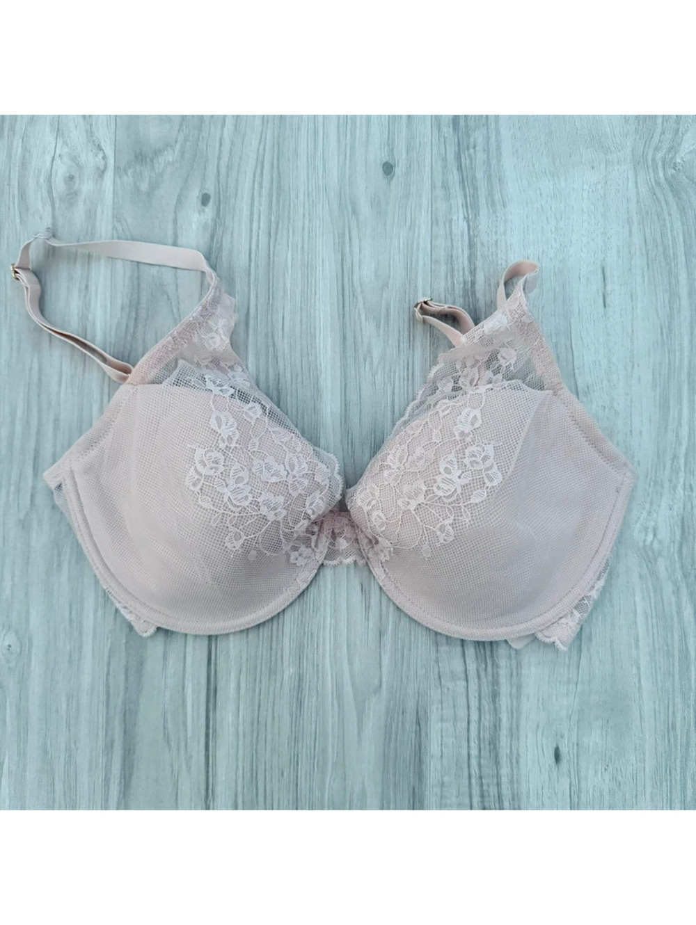 Natori Lace Full Coverage Underwire Bra Nude 32DDD